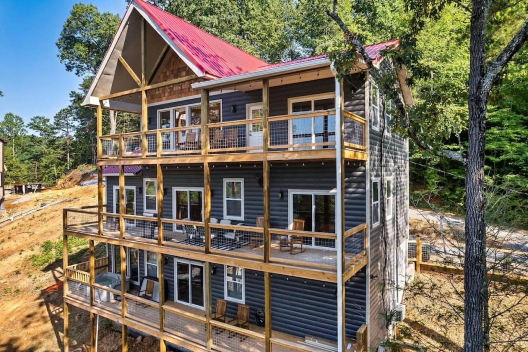 Tranquil Mountain Getaway By Ghosal Luxury Lodging جاتلينبرج المظهر الخارجي الصورة